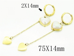 HY Wholesale Earrings 316L Stainless Steel Earrings-HY32E0350PD