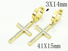 HY Wholesale Earrings 316L Stainless Steel Earrings-HY32E0298OL