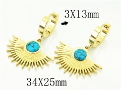 HY Wholesale Earrings 316L Stainless Steel Earrings-HY32E0306OL