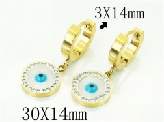 HY Wholesale Earrings 316L Stainless Steel Earrings-HY32E0302OL