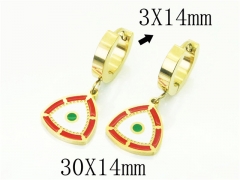 HY Wholesale Earrings 316L Stainless Steel Earrings-HY80E0662MLD