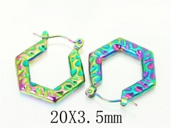 HY Wholesale Earrings 316L Stainless Steel Earrings-HY70E1111LV