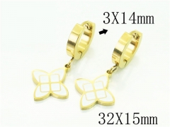 HY Wholesale Earrings 316L Stainless Steel Earrings-HY80E0655ML