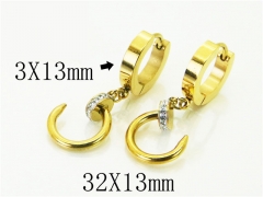 HY Wholesale Earrings 316L Stainless Steel Earrings-HY80E0603NC