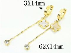 HY Wholesale Earrings 316L Stainless Steel Earrings-HY80E0635ML