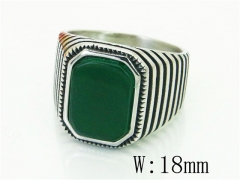 HY Wholesale Popular Rings Jewelry Stainless Steel 316L Rings-HY17R0645HIB