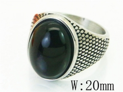 HY Wholesale Popular Rings Jewelry Stainless Steel 316L Rings-HY17R0615HIX