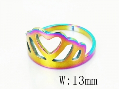 HY Wholesale Popular Rings Jewelry Stainless Steel 316L Rings-HY15R2395IKS