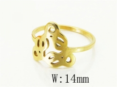 HY Wholesale Popular Rings Jewelry Stainless Steel 316L Rings-HY15R2358IKG