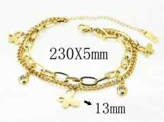 HY Wholesale Bracelets 316L Stainless Steel Jewelry Bracelets-HY24B0126NLS