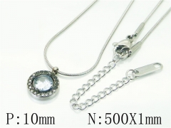 HY Wholesale Necklaces Stainless Steel 316L Jewelry Necklaces-HY59N0266LLF