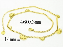 HY Wholesale Necklaces Stainless Steel 316L Jewelry Necklaces-HY32N0761HEE