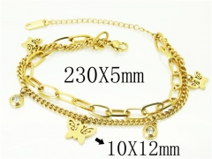 HY Wholesale Bracelets 316L Stainless Steel Jewelry Bracelets-HY24B0148NLC