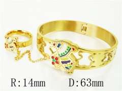 HY Wholesale Bangles Jewelry Stainless Steel 316L Fashion Bangle-HY64B1600IMV