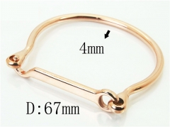 HY Wholesale Bangles Jewelry Stainless Steel 316L Fashion Bangle-HY62B0651IIZ