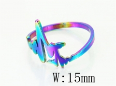 HY Wholesale Popular Rings Jewelry Stainless Steel 316L Rings-HY15R2347IKT