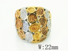 HY Wholesale Popular Rings Jewelry Stainless Steel 316L Rings-HY15R2401HJD