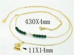 HY Wholesale Necklaces Stainless Steel 316L Jewelry Necklaces-HY32N0781HHF