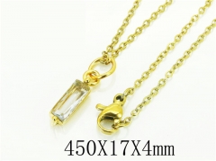 HY Wholesale Necklaces Stainless Steel 316L Jewelry Necklaces-HY15N0118MJR