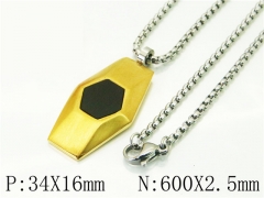 HY Wholesale Necklaces Stainless Steel 316L Jewelry Necklaces-HY41N0063HIS