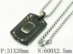 HY Wholesale Necklaces Stainless Steel 316L Jewelry Necklaces-HY41N0070HJD