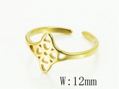 HY Wholesale Popular Rings Jewelry Stainless Steel 316L Rings-HY15R2400IKV