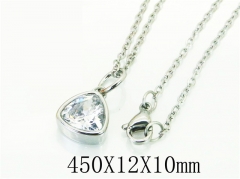 HY Wholesale Necklaces Stainless Steel 316L Jewelry Necklaces-HY15N0122LOY