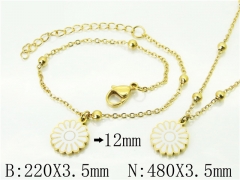 HY Wholesale Stainless Steel 316L Necklaces Bracelets Sets-HY91S1443HIQ