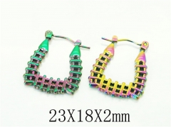 HY Wholesale Earrings 316L Stainless Steel Earrings-HY70E1201LR