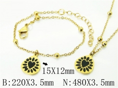 HY Wholesale Stainless Steel 316L Necklaces Bracelets Sets-HY91S1439HIB