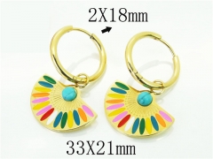 HY Wholesale Earrings 316L Stainless Steel Earrings-HY32E0385HJE