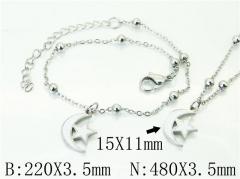 HY Wholesale Stainless Steel 316L Necklaces Bracelets Sets-HY91S1429HSS