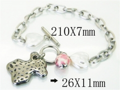 HY Wholesale Bracelets 316L Stainless Steel Jewelry Bracelets-HY21B0523HKU