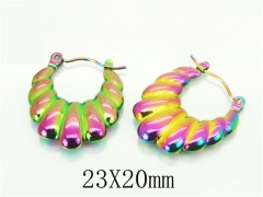 HY Wholesale Earrings 316L Stainless Steel Earrings-HY70E1226LC