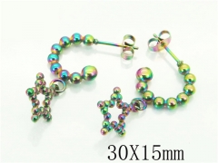 HY Wholesale Earrings 316L Stainless Steel Earrings-HY70E1191MQ