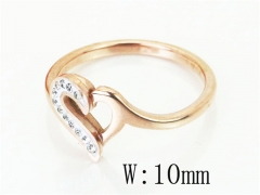 HY Wholesale Popular Rings Jewelry Stainless Steel 316L Rings-HY19R1175OE