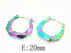 HY Wholesale Earrings 316L Stainless Steel Earrings-HY70E1281LA