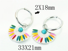 HY Wholesale Earrings 316L Stainless Steel Earrings-HY32E0384HJX