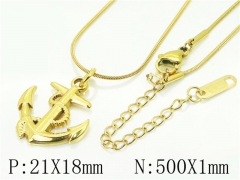 HY Wholesale Necklaces Stainless Steel 316L Jewelry Necklaces-HY59N0243M5