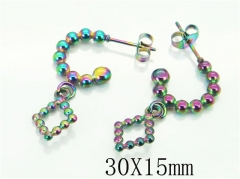 HY Wholesale Earrings 316L Stainless Steel Earrings-HY70E1186MZ