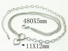 HY Wholesale Necklaces Stainless Steel 316L Jewelry Necklaces-HY59N0273NS