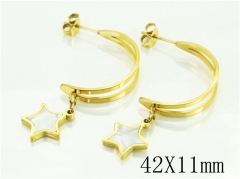 HY Wholesale Earrings 316L Stainless Steel Earrings-HY80E0692LLD