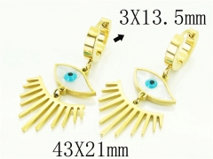 HY Wholesale Earrings 316L Stainless Steel Earrings-HY32E0363PE