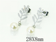 HY Wholesale Earrings 316L Stainless Steel Earrings-HY80E0695KL