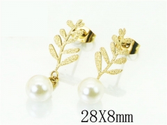 HY Wholesale Earrings 316L Stainless Steel Earrings-HY80E0696LB