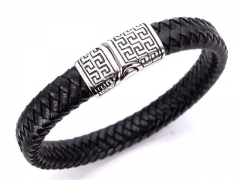 HY Wholesale Leather Bracelets Jewelry Popular Leather Bracelets-HY0143B0117