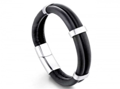 HY Wholesale Leather Bracelets Jewelry Popular Leather Bracelets-HY0143B0218