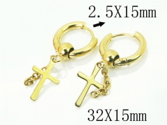 HY Wholesale Earrings 316L Stainless Steel Popular Jewelry Earrings-HY72E0002JI