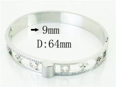 HY Wholesale Bangles Jewelry Stainless Steel 316L Fashion Bangle-HY32B0760HIB