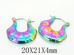 HY Wholesale Earrings 316L Stainless Steel Popular Jewelry Earrings-HY70E0995LW